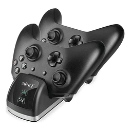 Cargador Doble con Base para Controles XBOX ONE + 2 Baterías para controles 