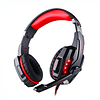 Audífonos Gamer FURIOUS RED G9000 LED ROJO