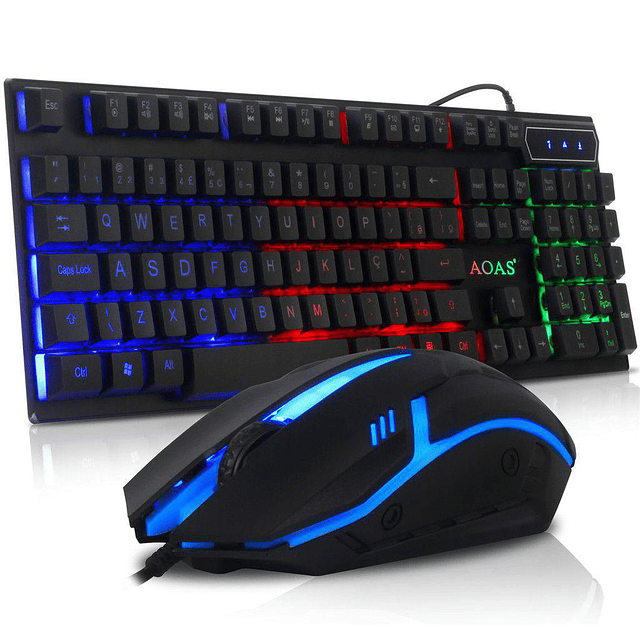 Teclado & Mouse M-300 LED RGB