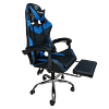 Silla Gamer con Reposa pies TOGO AZUL