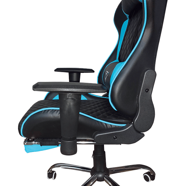 Silla Gamer con Reposa pies TOGO KING PRO EDICION LIMITADA CYAN