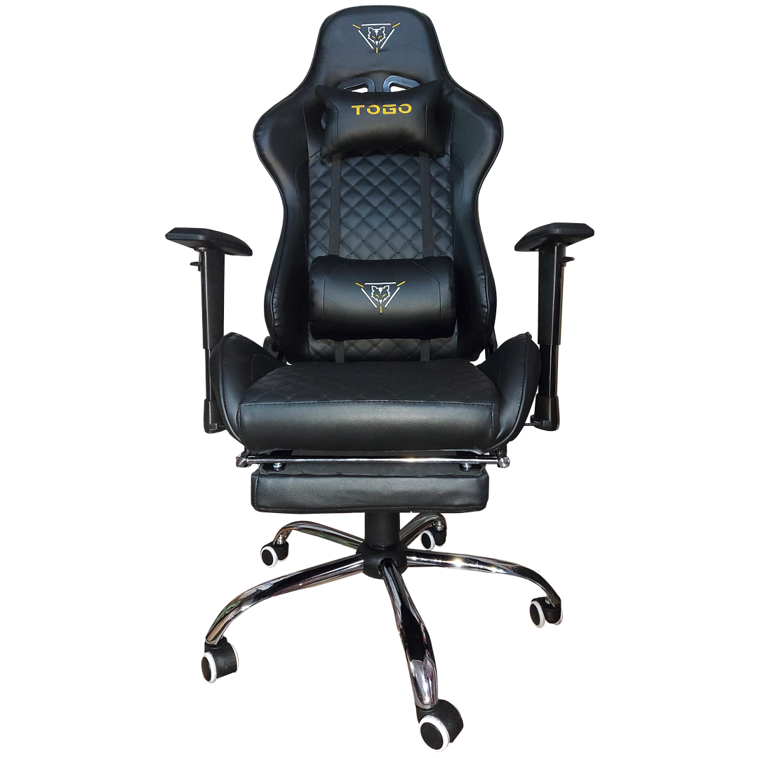 Silla Gamer Reclinable Y Reposa Pies Energy Negra Lubabycas
