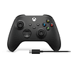 Control XBox One Series X/S Tipo C Color Negro + Cable USB-C