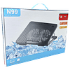 Ventilador para notebook con 2 ventiladores y 5 niveles – N99