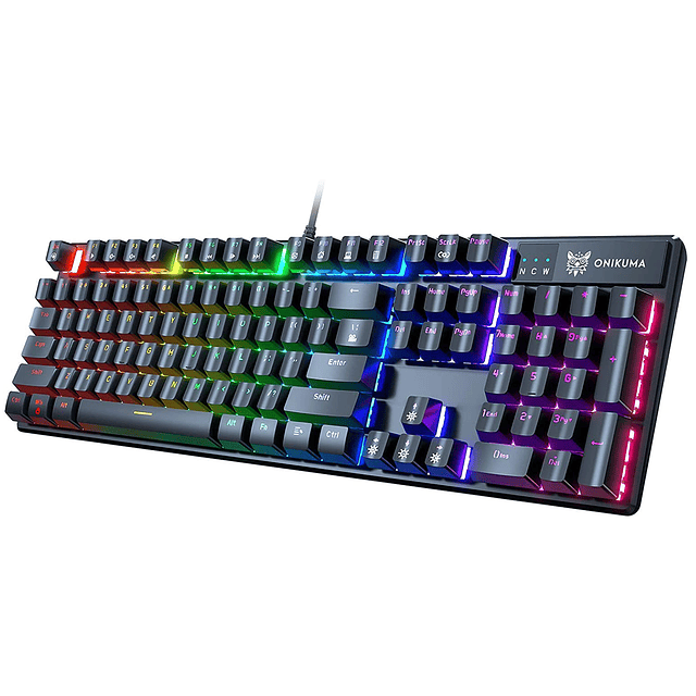 Teclado Gamer Mecánico RGB LED Retroiluminado Onikuma Modelo G27