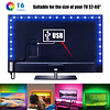 Tira Led para TV RGB USB PC Felxible + Control Remoto