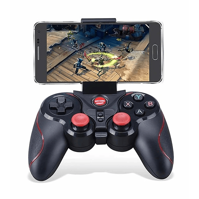 Control Gamepad Gamer Bluetooth iPhone/ios Con Soporte Color Negro