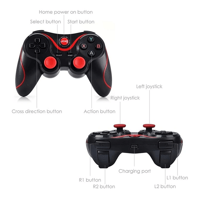 Control Joystick Gamepad Bluetooth C8S Celular Android PC