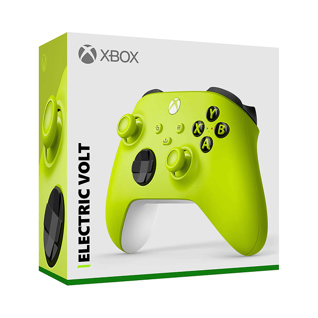 Control XBox One Series X/S Tipo C Color Verde Eléctrico