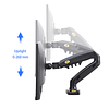 Soporte Flexible de Escritorio Para Monitores 10" a 27" (Hasta 9 kilos)