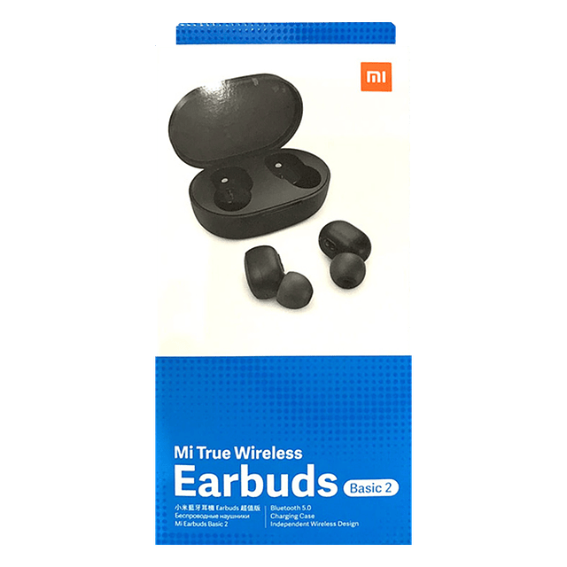 Audífonos Inalámbricos Bluetooth Eardubs Mi True Wireless Basic 2 Xiaomi ORIGINAL Mod. TWSEJ061LS