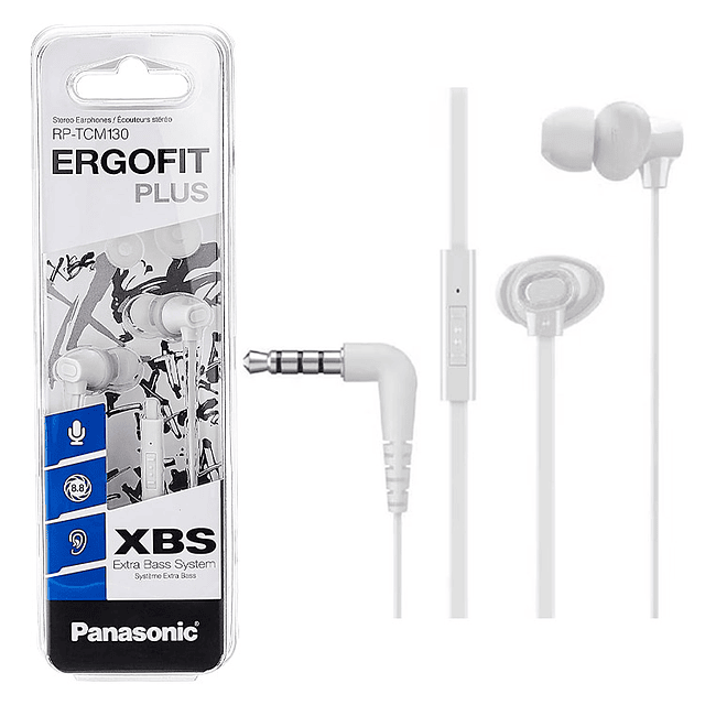 Audífonos Panasonic ErgoFit Plus RP-TCM130