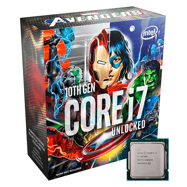 Procesador Gamer CPU Intel Core i7-10700K 3.8GHz 16MB LIQUIDACIÓN