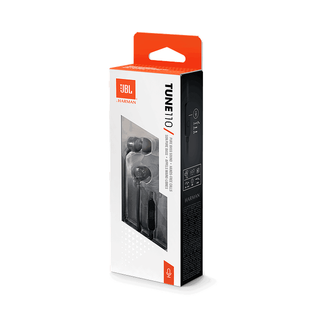 Audífonos JBL Tune T110 In-Ear Con Cable Plano