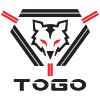 Silla Gamer Profesional Togo Color Rojo Con Negro Reclinable Con Posapies + Mousepad Togo