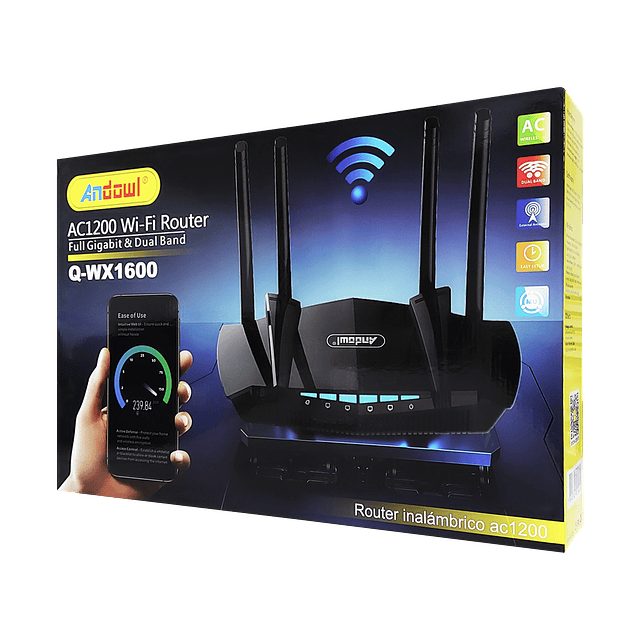 Router - Enrutador Inalámbrico Para Wi-Fi De Doble Banda 1.2