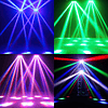 Equipo Profesional De Iluminación LED RGB 40W. IP33 Con Cabezal Móvil De Araña Para Fiestas y Eventos / GTI
