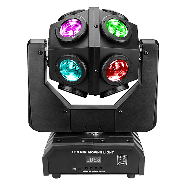 Foco Profesional De Iluminación Láser 4 En 1 LED RGB 120W. D