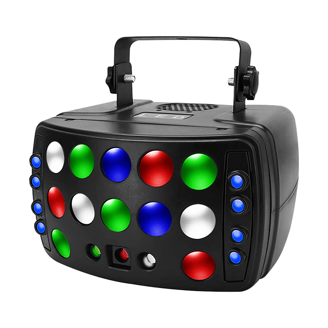 Foco Profesional De Iluminación 4 En 1 LED RGB 50W. DMX512 Para Fiestas y Eventos / GTI