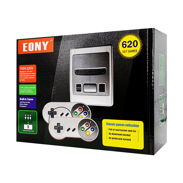 Mini Consola Retro Con 620 Juegos Clásicos Instalados De 8 B