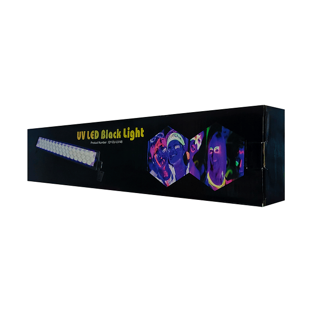 Foco Barra Luz UV LED De 48W. Para Fiestas y Eventos / GTI Modelo QY-DJ-UV48