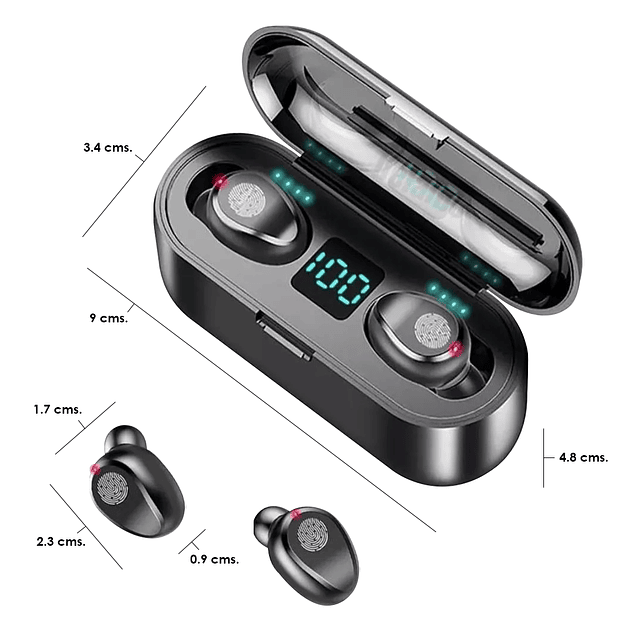 Audífonos Inalámbricos Recargables Bluetooth / AKS Modelo AKS-T20