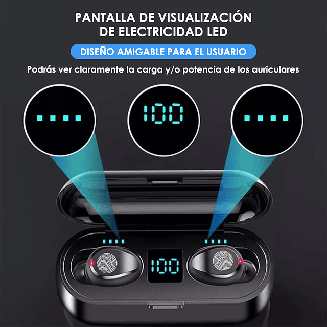 Audífonos Inalámbricos Recargables Bluetooth / AKS Modelo AKS-T20