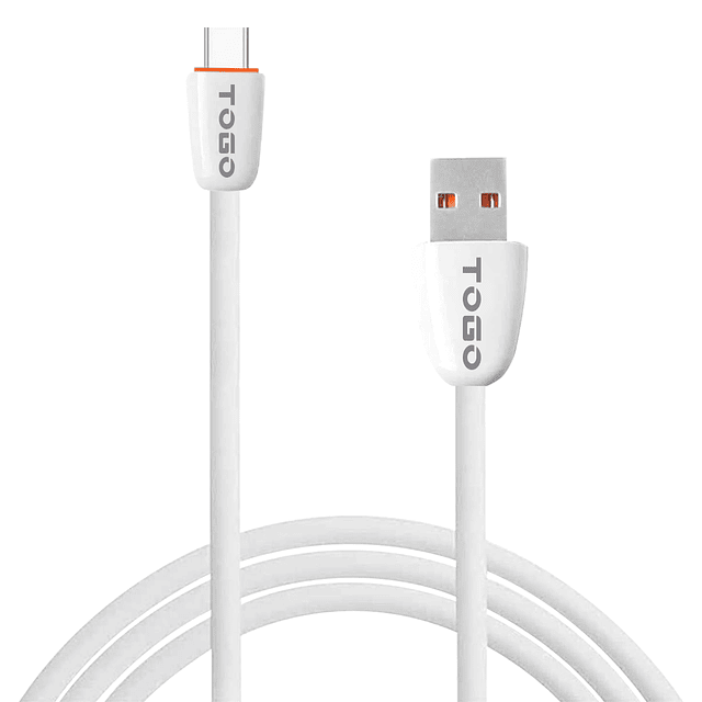 Cable De Carga Rápida USB Tipo C Para Smartphone - 1.25 Metros De Largo / Togo Modelo TG7721C