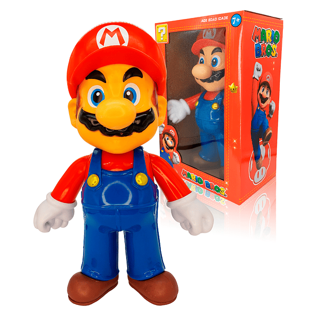 Figura De Súper Mario Bros. 32cm Articulada