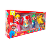 Set De 4 Figuras Super Mario Bros. Articuladas