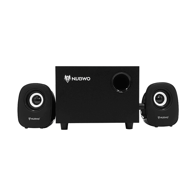 Parlantes - Altavoces Bluetooth Multimedia Stereo 2.1 (USB - TF - AUX - SD CARD) / Nubwo Modelo Cráneo NS-38