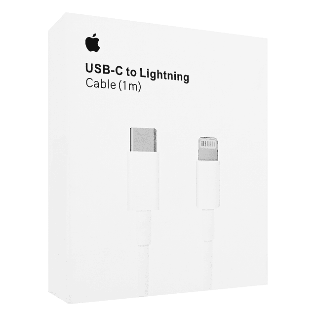 Cable de USB-C a Lightning - 1 Metro De Largo / iPhone OEM