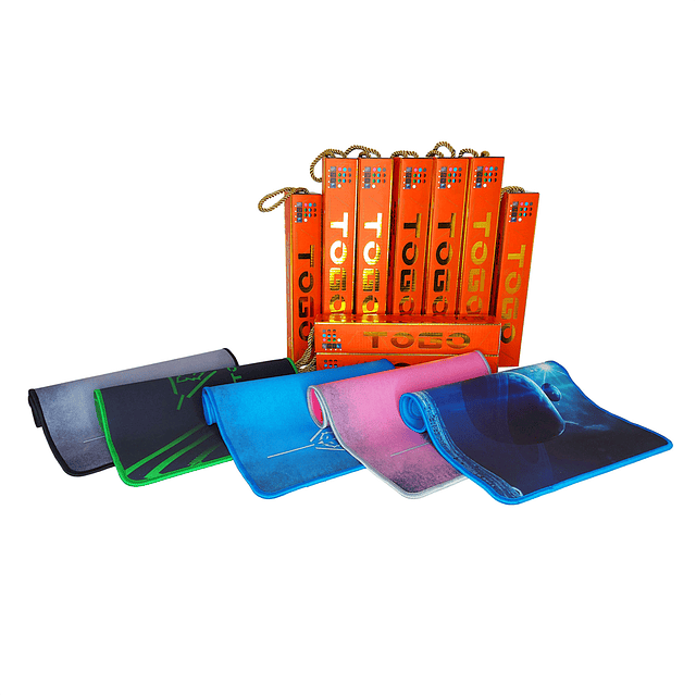 Mousepad Gaming 35 cm. x 25 cm. x 0.25 cm. Pack x 2 Variedades