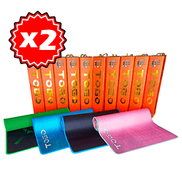 Mousepad Gaming 80 cm. x 30 cm. x 0.25 cm. Pack x2 Variedades
