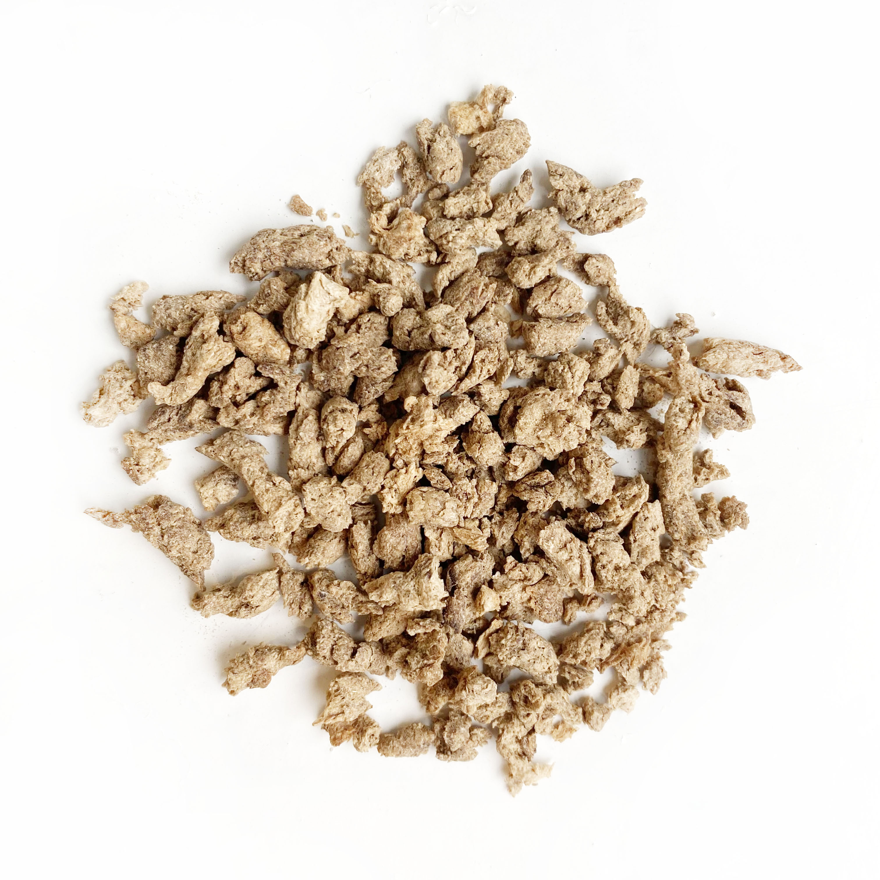 Carne de Soya oscura pequeña 400 gr. Naturelia