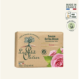 Jabón sólido Rosa Le Petit Olivier – 100grs