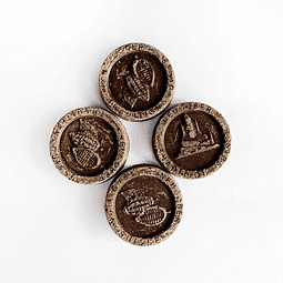 Monedas de chocolate 85%