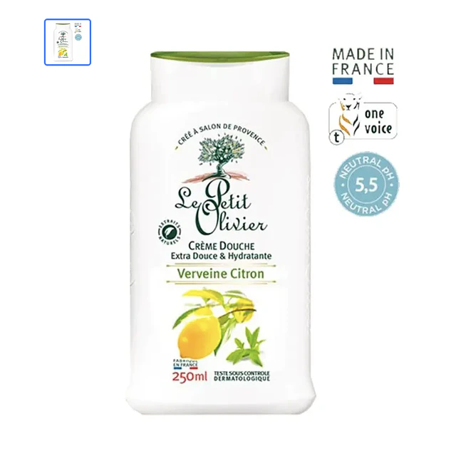 Crema Ducha Extra Suave Verbena Limón Le Petit Olivier 250ml