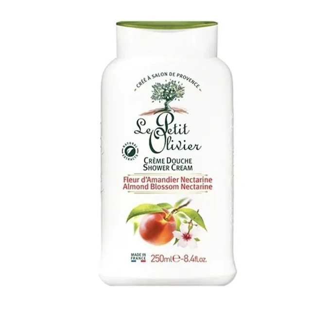 Crema Ducha Extra Suave Flor de Almendro Nectarina Le Petit Olivier 250ml