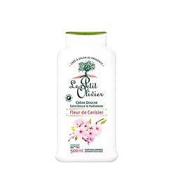 Crema Ducha Extra Suave Flor de Cerezo Le Petit Olivier 500ml
