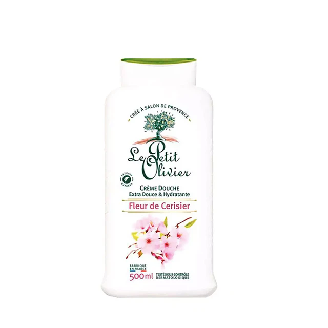 Crema Ducha Extra Suave Flor de Cerezo Le Petit Olivier 500ml