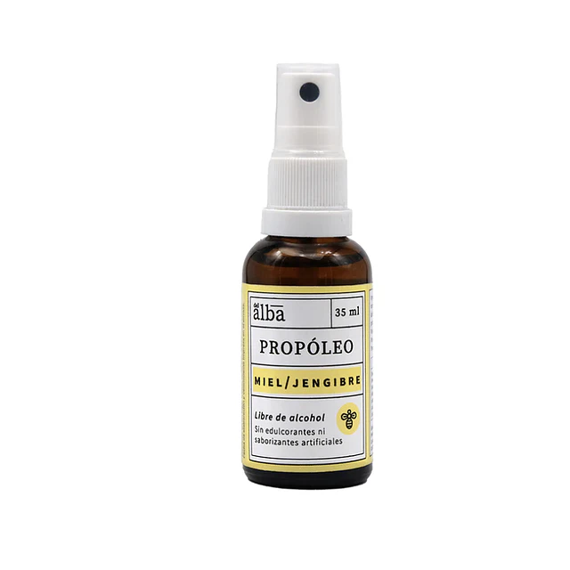 Propóleo Miel/Jengibre spray Apícola del Alba - 35 ml