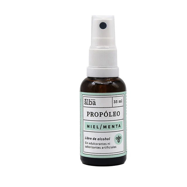 Propóleo Miel/Menta spray Apícola del Alba - 35 ml