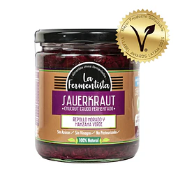 Chucrut Clásico Púrpura 400g La Fermentista