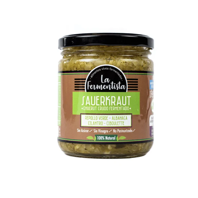Chucrut Verdes Vivos 400g La Fermentista