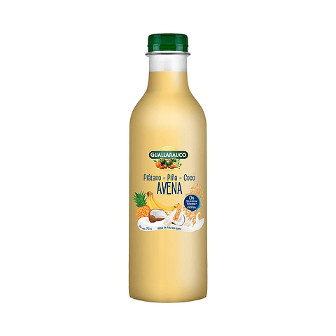 Néctar de Plátano, Piña, Coco y Avena 0% sin azúcar añadida