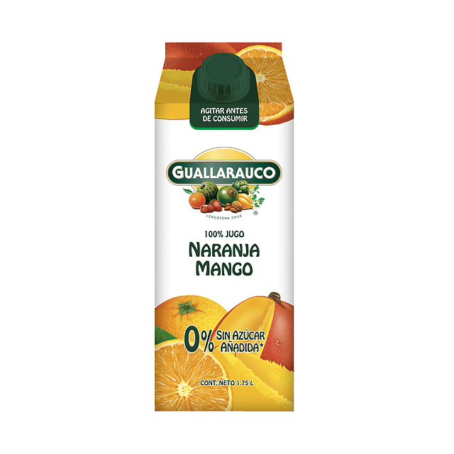 Jugo Naranja Mango 1,75L 0% sin azúcar añadida