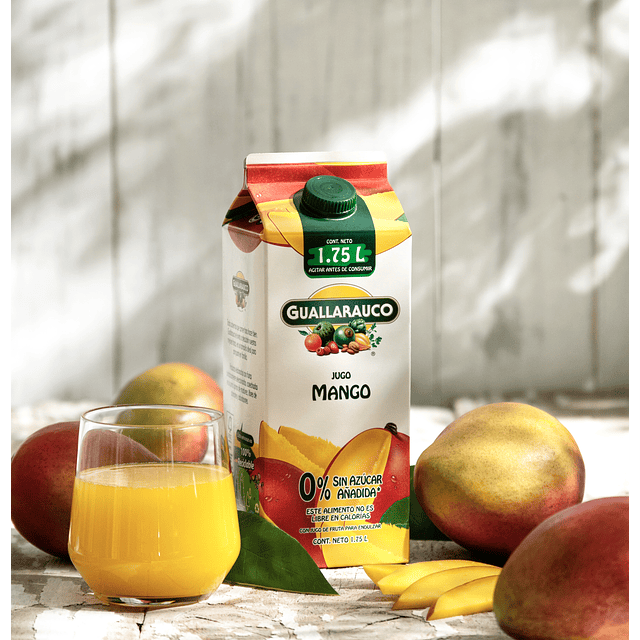 Jugo Mango 1,75L 0% sin azúcar añadida