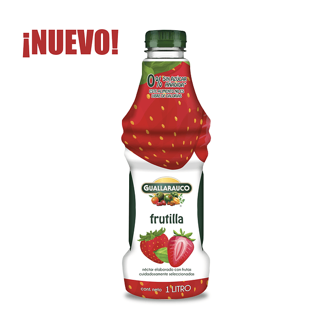 NUEVO! Néctar Frutilla 1L 0% sin azúcar añadida