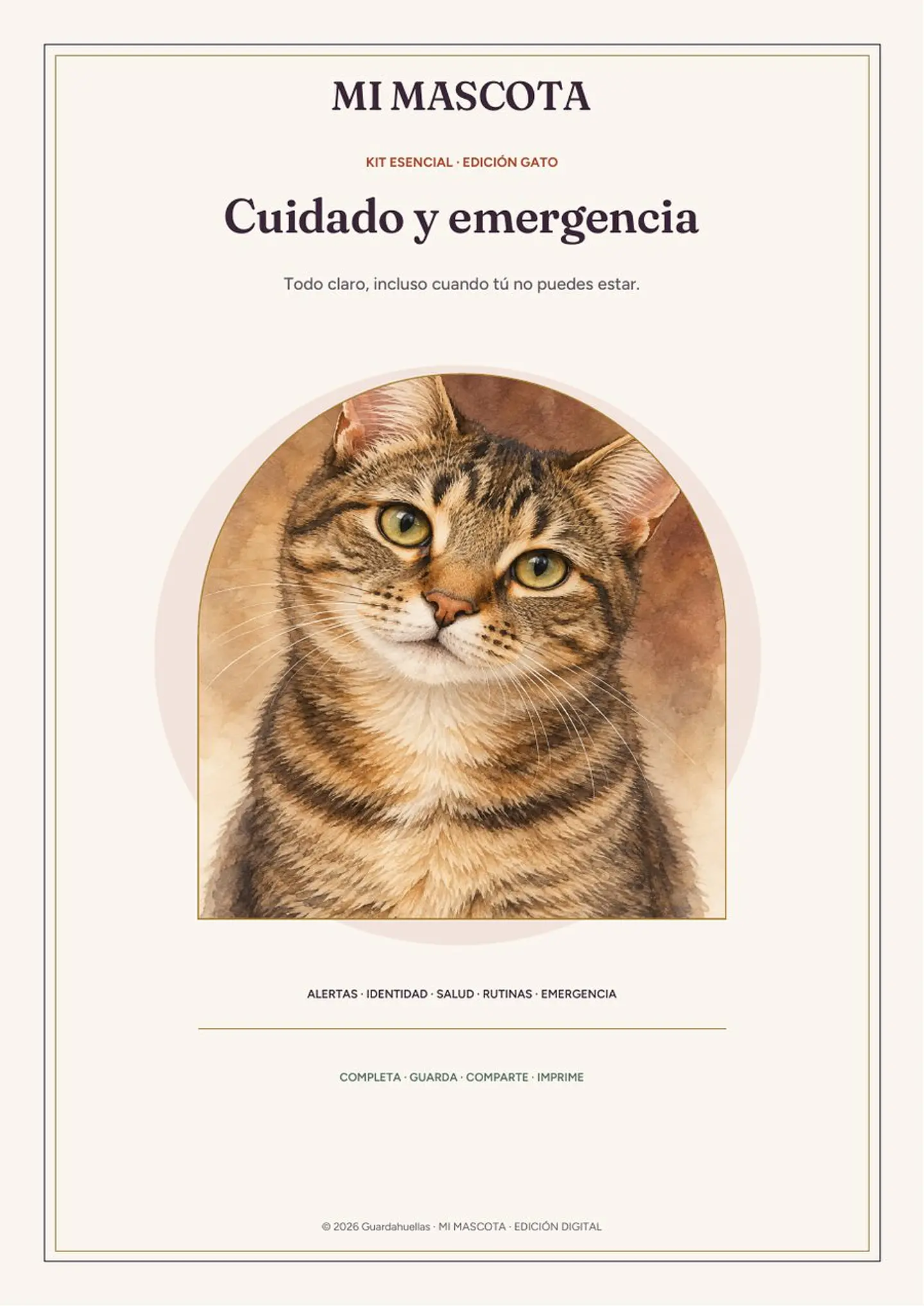 MI MASCOTA · Kit Esencial de Cuidado y Emergencia (perro y gato) 6